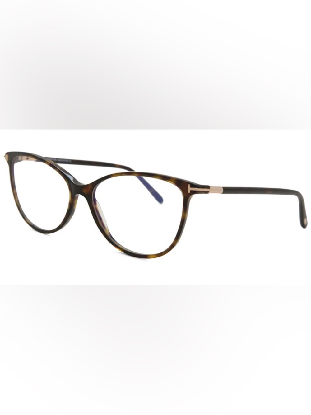 Tom Ford Tortoise Black Cat-Eye Women's Eyeglass Frames, Style TF5156-B